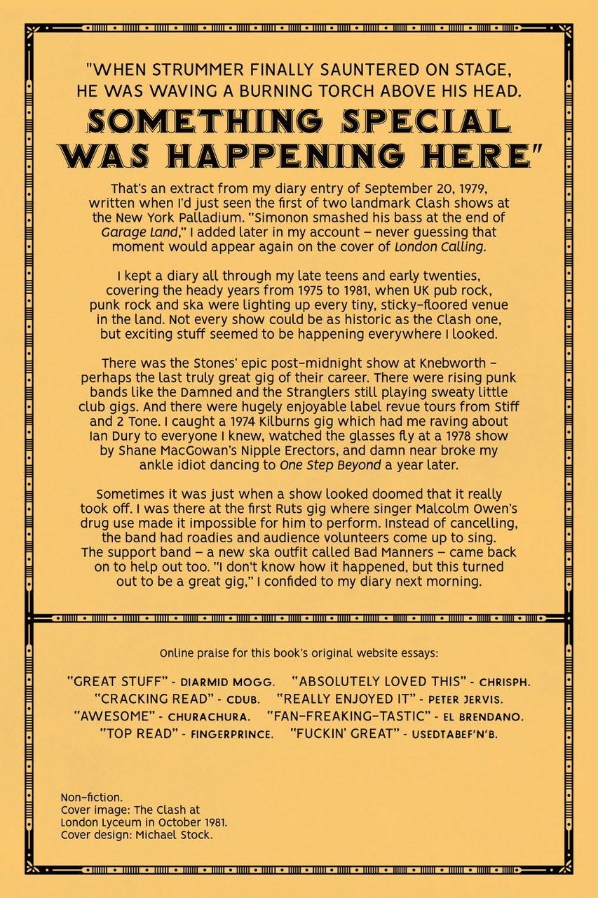 Moshpit Memories back cover